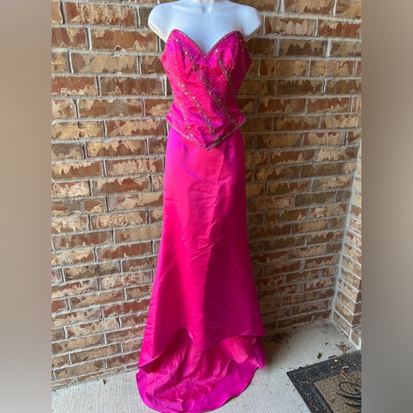 JASZ COUTURE BY ADAIGO BELLA 2-piece PINK SKIRT SET SIZE 4 - Picture 2 of 14